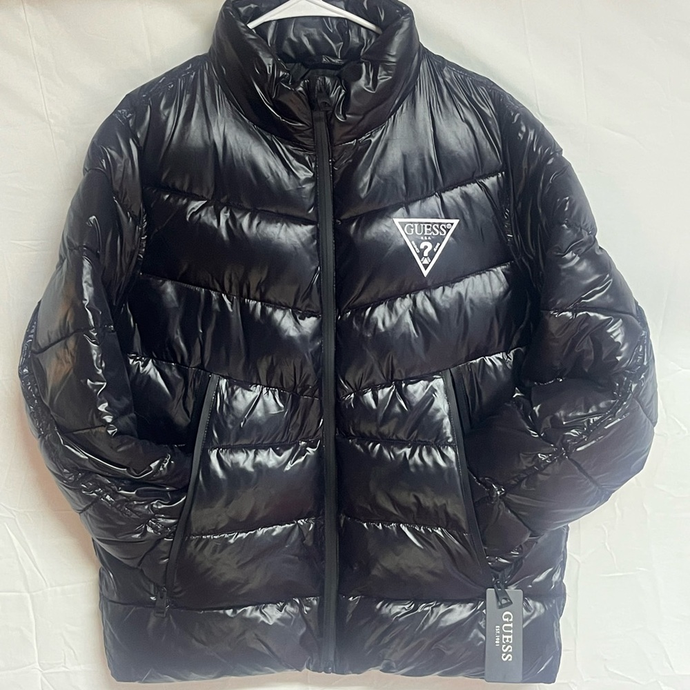 GUESS Black Puffer Jacket